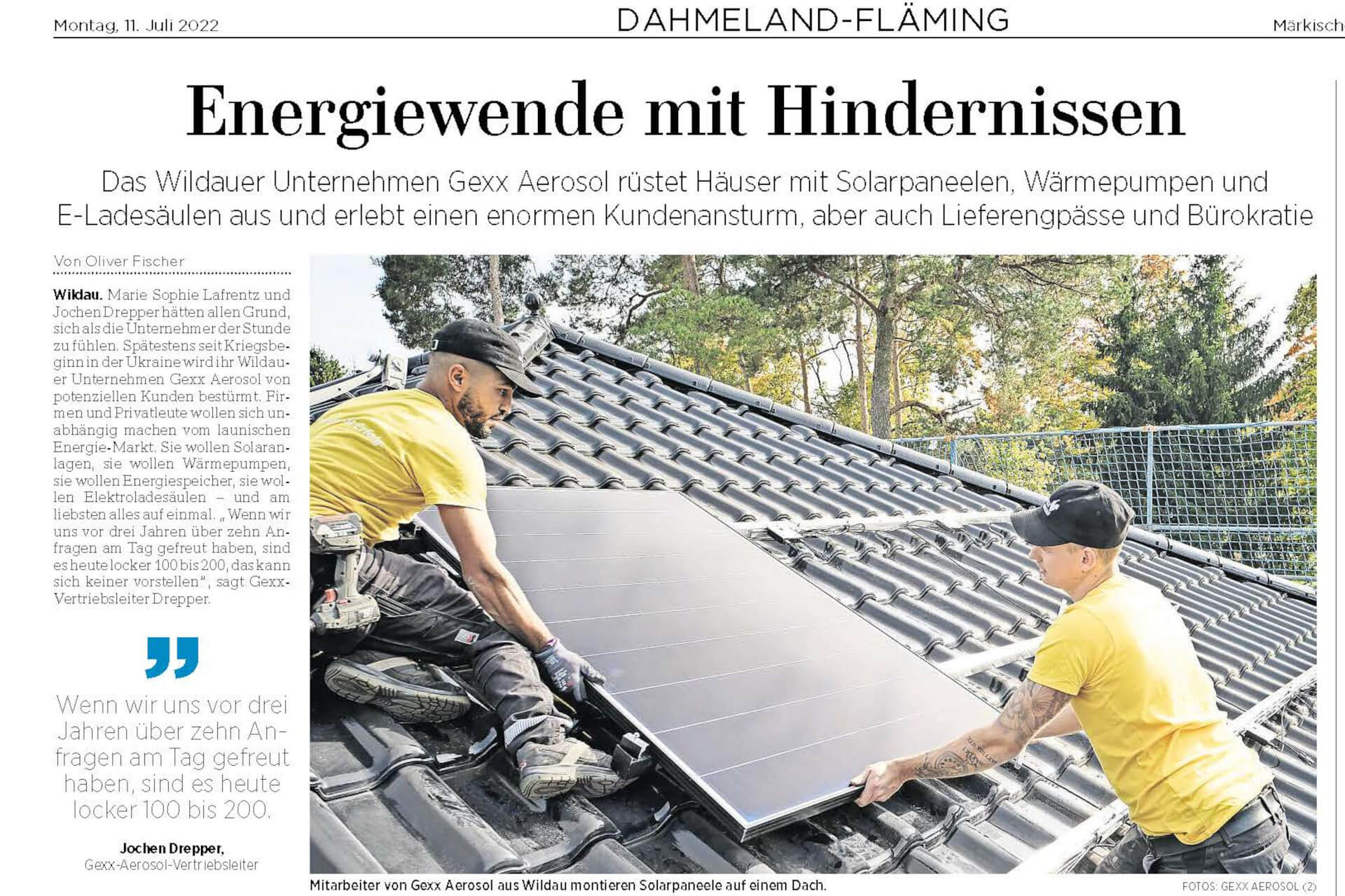 Energiewende mit Hindernissen